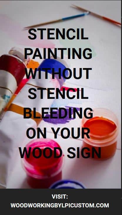 Woodworking By LPI Stencil Painting Without Stencil Bleeding   Stencil Painting Without Stencil Bleeding 