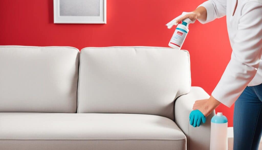 DIY White Upholstery Cleaning