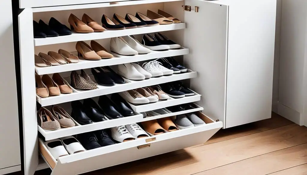 DIY shoe cabinet