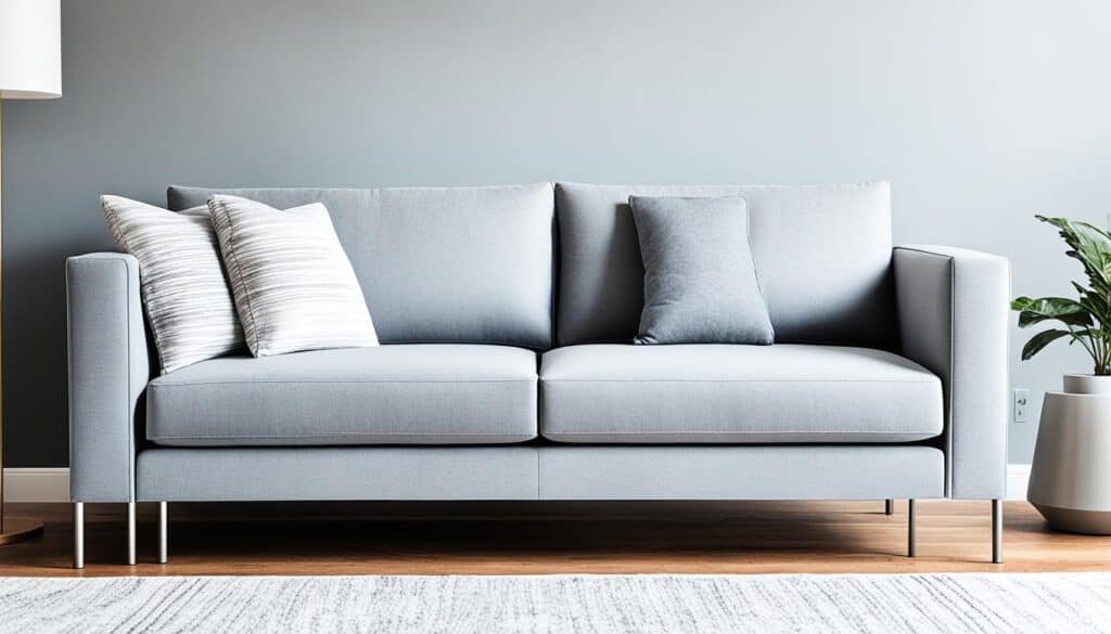 DIY sofa with modern styling
