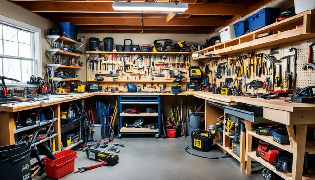 Tool Organization in Garage