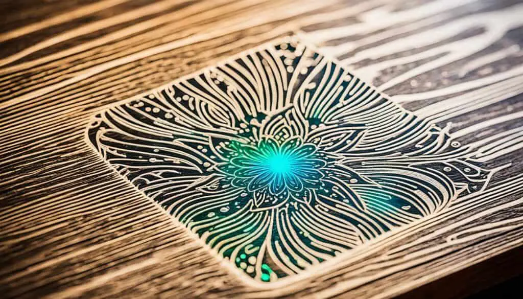 coloring laser engraving on wood