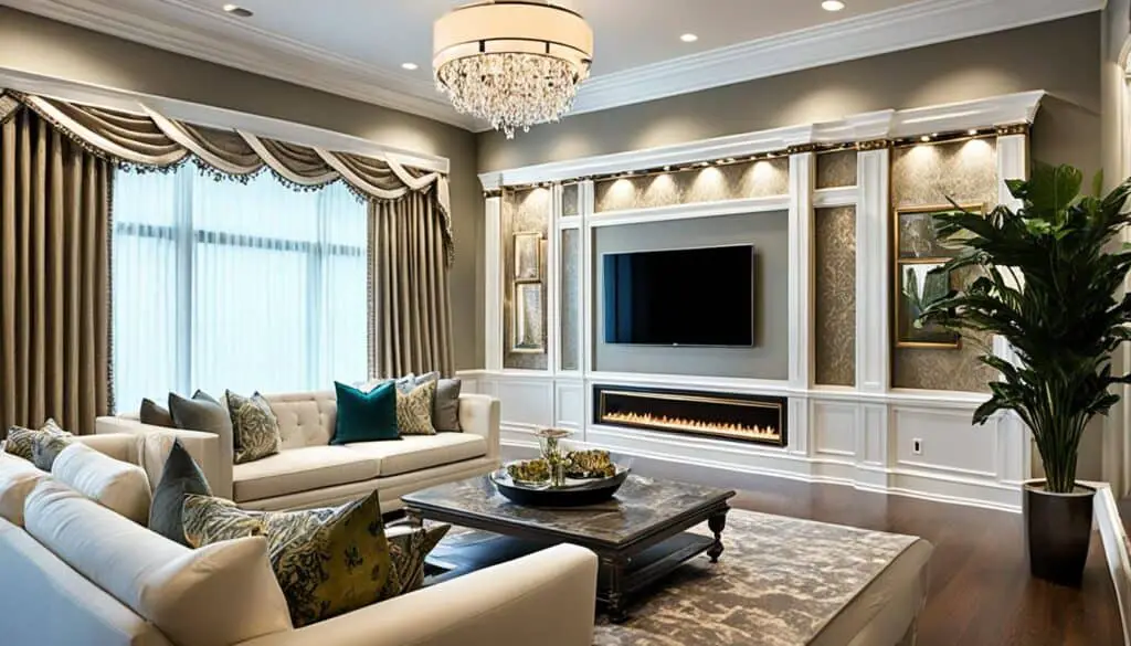 decorative trim in custom homes