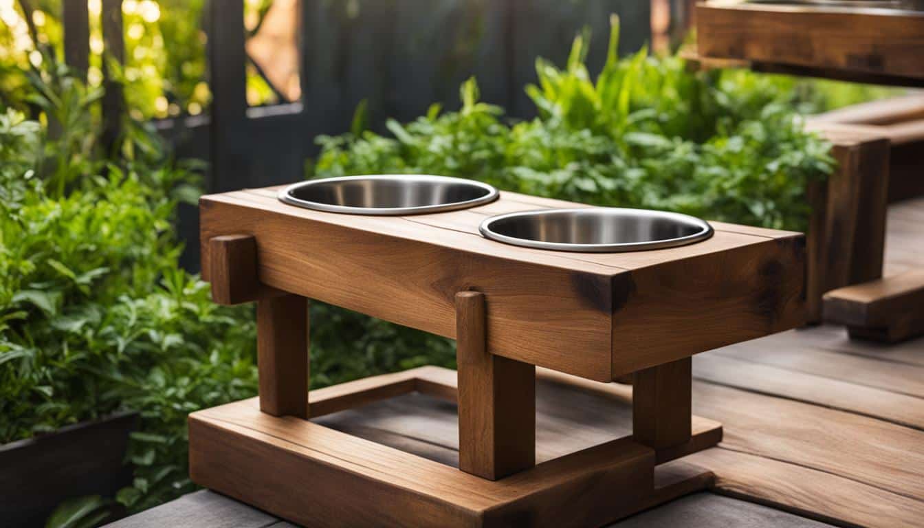 diy dog bowl stand