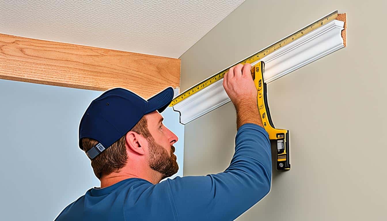 how to cut crown molding flat