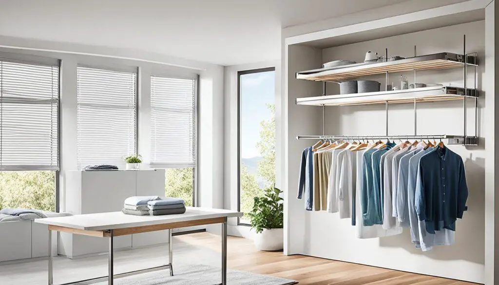 laundry room drying rack