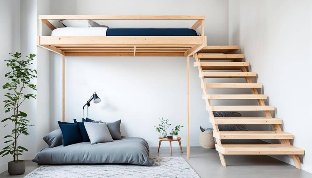 loft bed frame