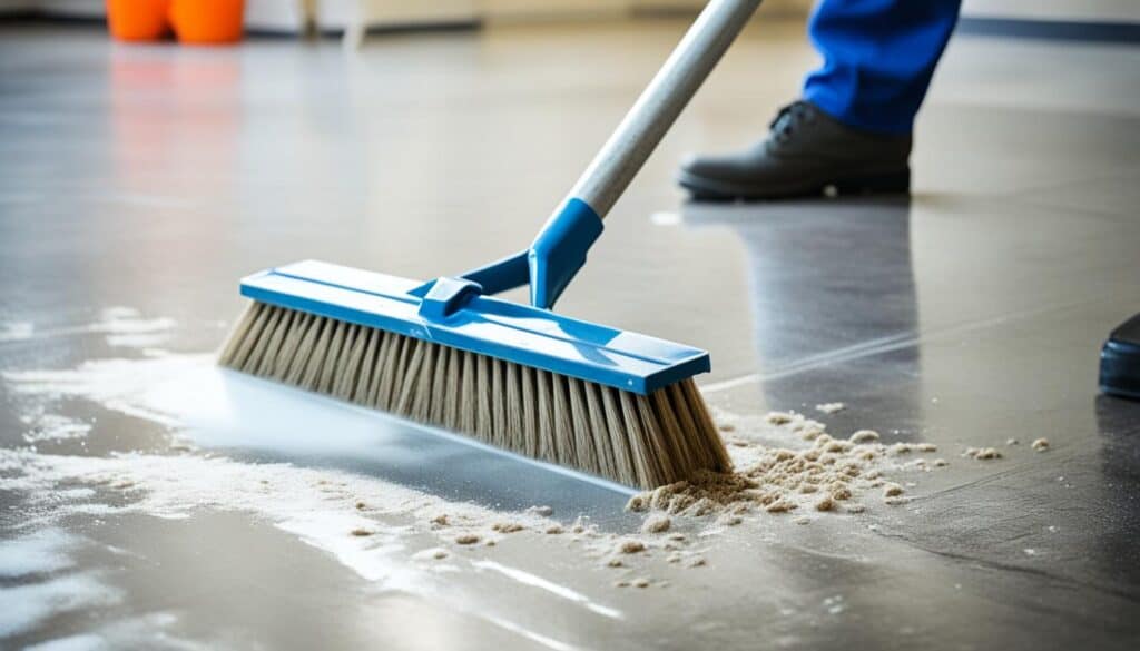 maintenance tips for painted concrete floors