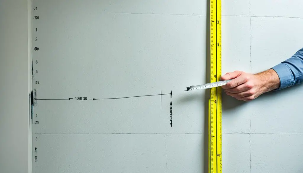 measuring for a board and batten accent wall