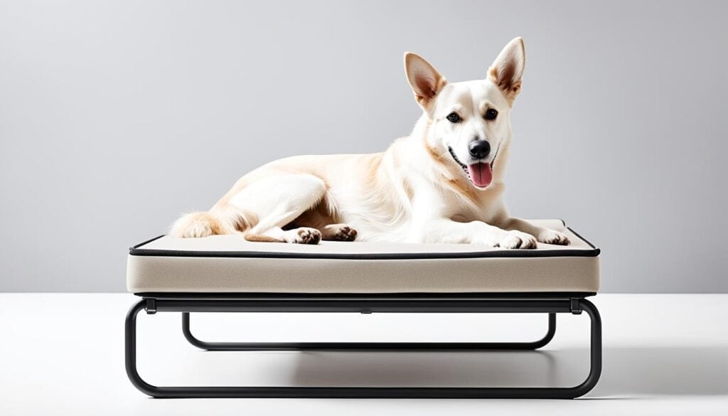 medium elevated dog bed