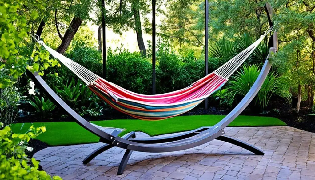 outdoor hammock stand