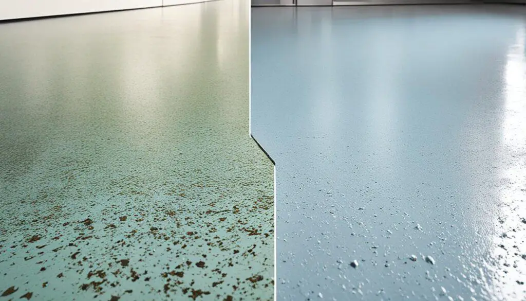 painted concrete floors vs other flooring options