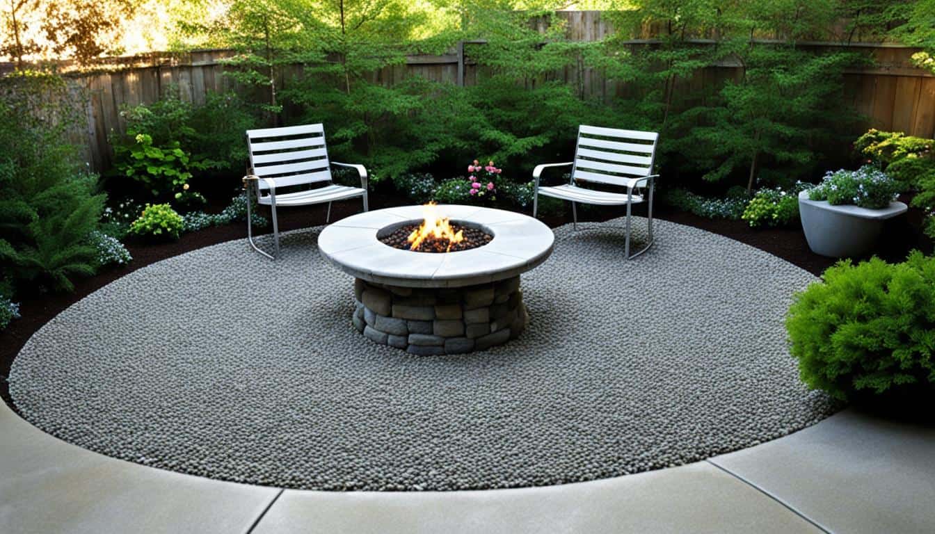 pea gravel patio pros and cons