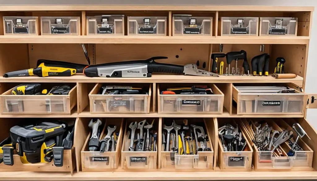 plywood drawer organization