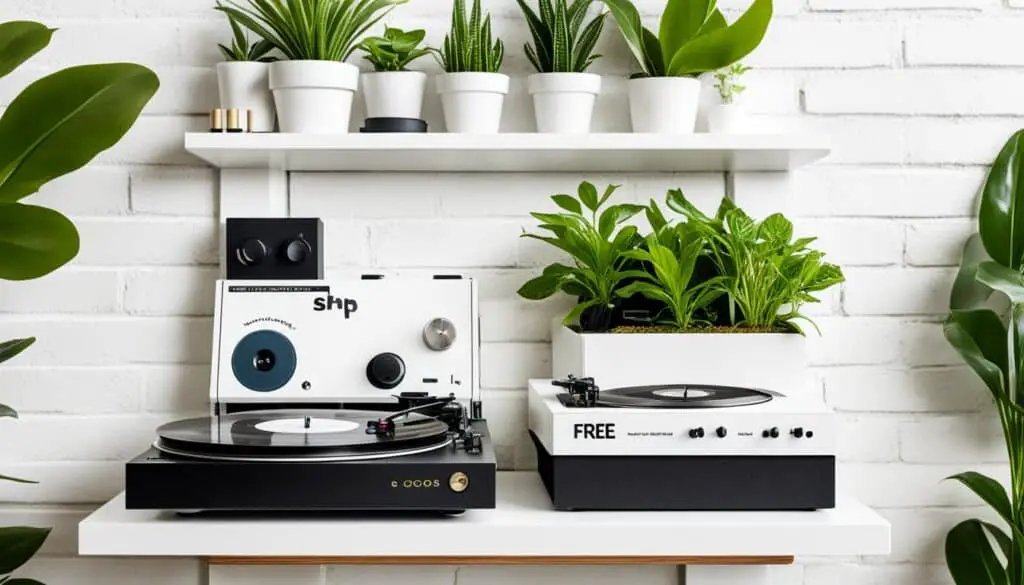 record player shelf with free shipping