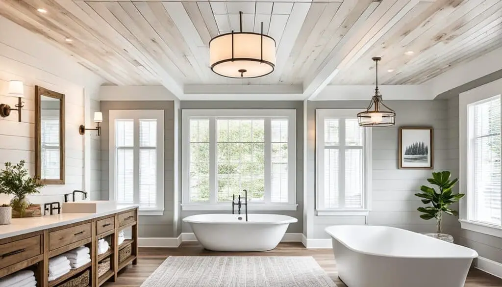 shiplap ceiling design