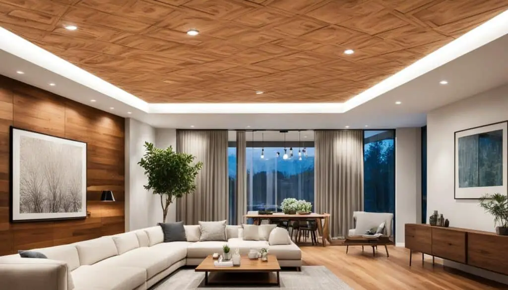 simple ceiling design plywood