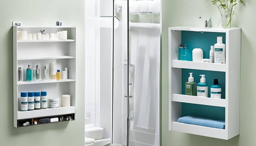 small bathroom storage