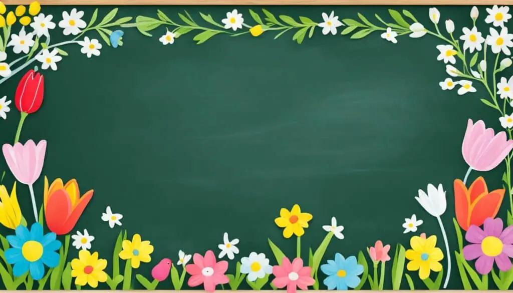 spring chalkboard ideas