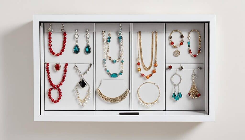 wall-mounted jewelry box
