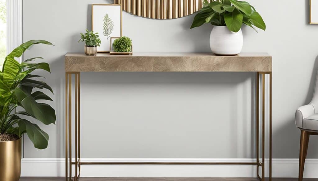 waterfall console table